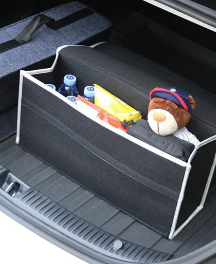Foldable Car Trunk Organizer – Anti-Slip Felt Storage Box